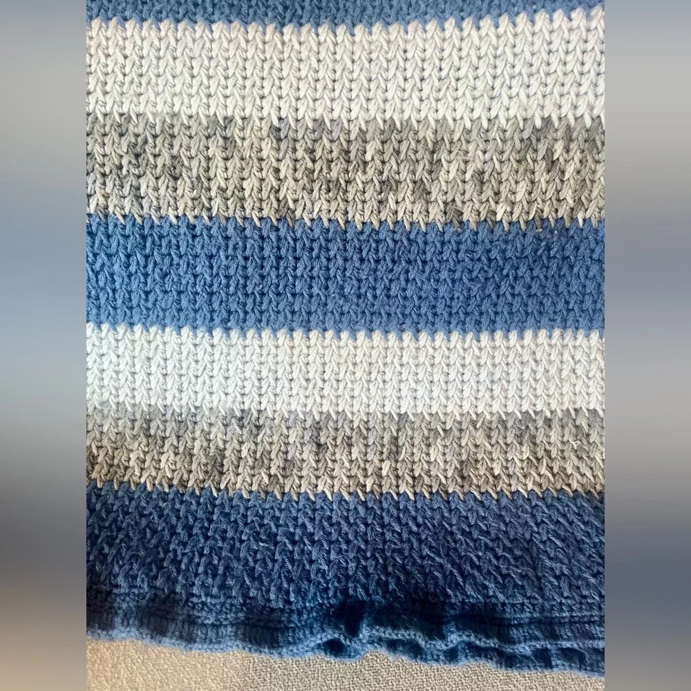 Handmade Crochet Afghan Throw Blanket